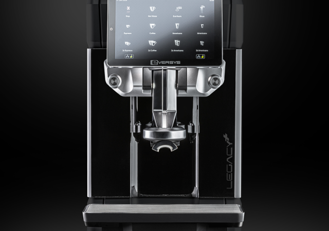 Eversys Legacy kaffemaskin framifrån